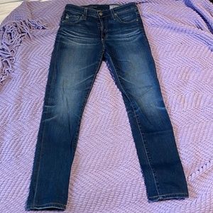 AG Farrah high rise skinny ankle jeans